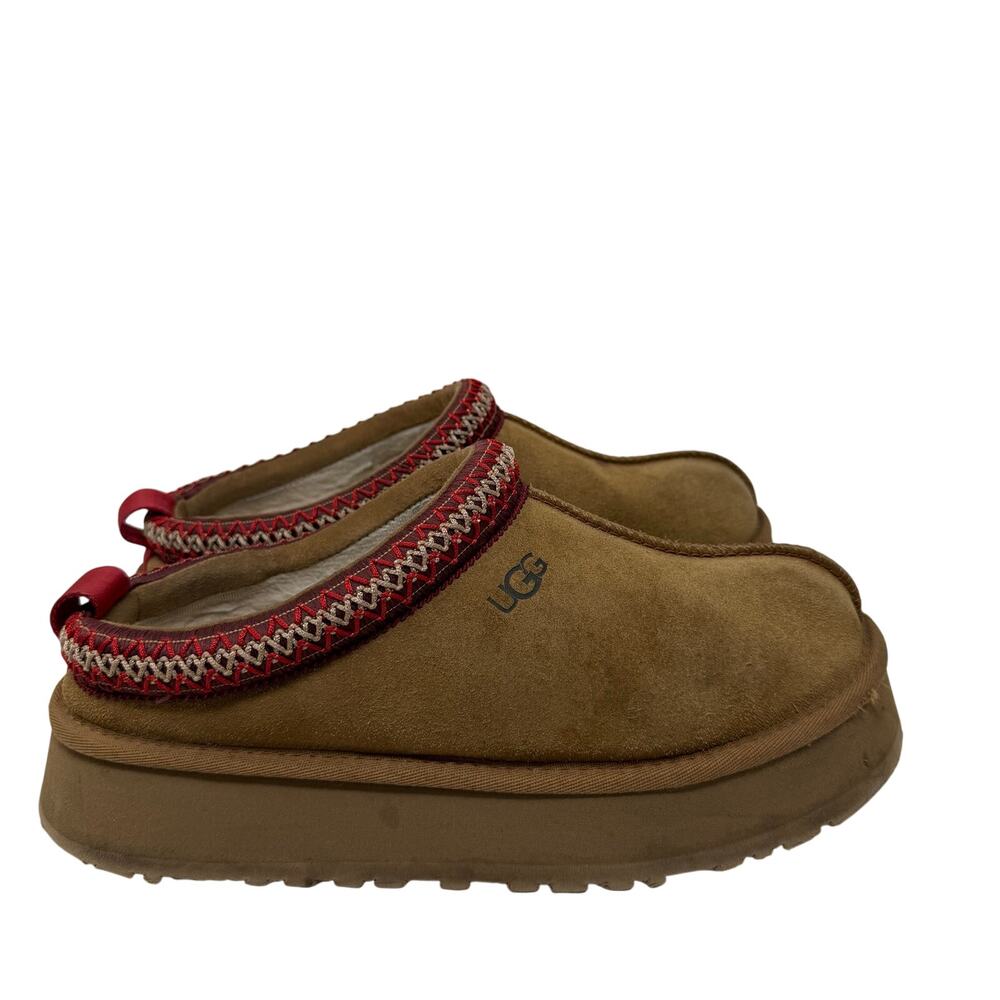 UGG Tazz 2 Platform Slipper in Chestnut Womens Size 9